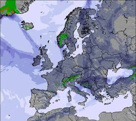 Europe Snow Forecast
