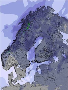 Scandinavia Schnee Karte (3 Tage)