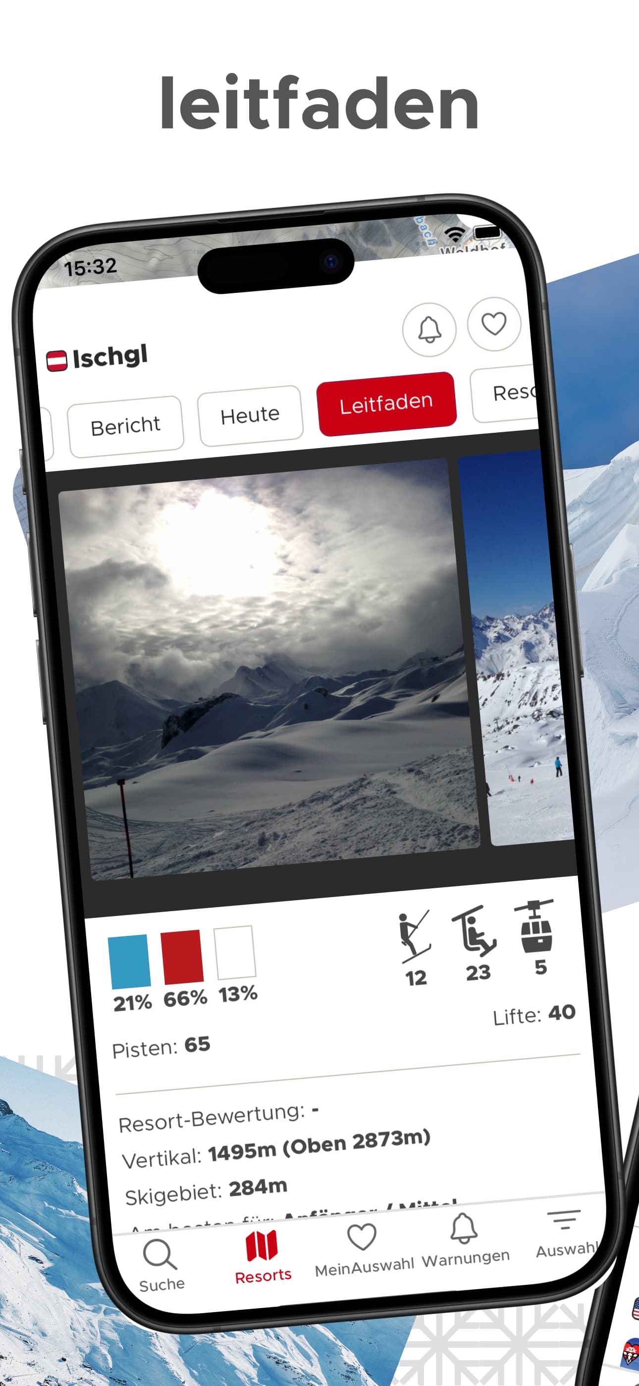 Snow-Forecast App Screenshot-Bild 5