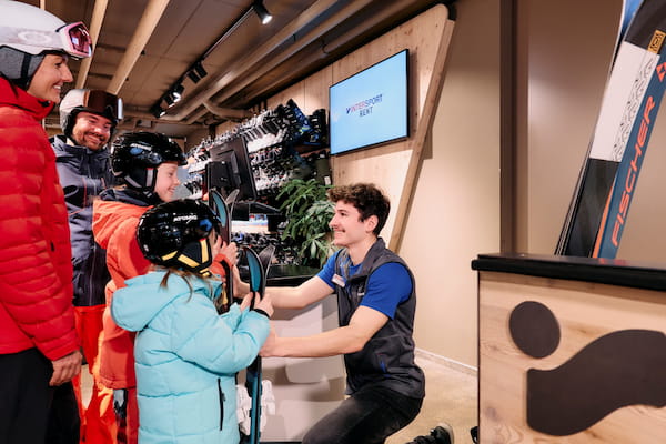 Intersport Rent Familien-Skiverleih Abholung