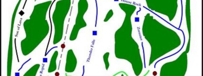 Elk Ridge Ski and Outdoor Recreation Piste / Trail Map