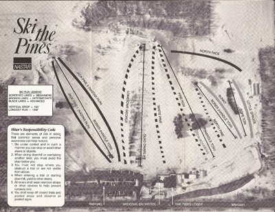 Pines Peak Piste / Trail Map