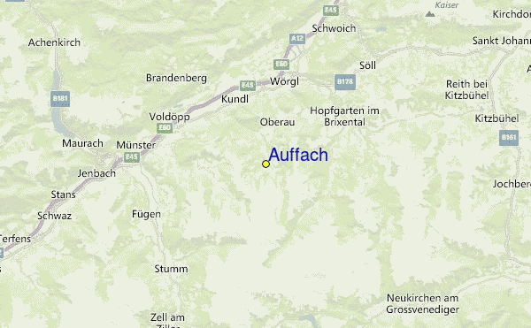 Auffach Ski Resort Guide, Lagenkarte Auffach Ski- Urlaub Unterkunft