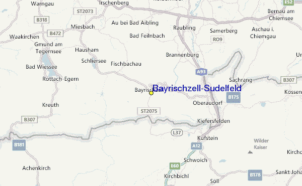 Bayrischzell/Sudelfeld Ski Resort Guide, Lagenkarte Bayrischzell