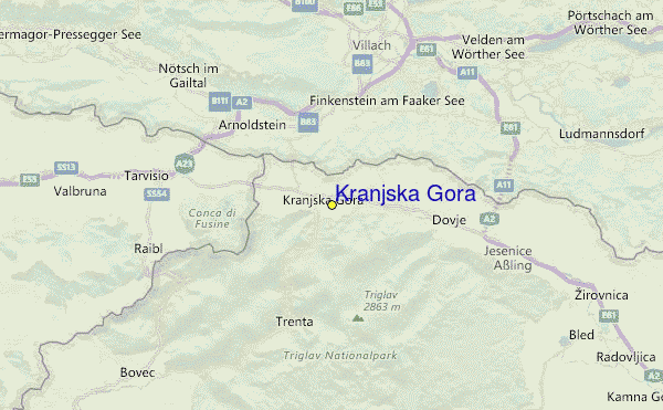 Kranjska Gora Ski Resort Guide Lagenkarte Kranjska Gora Ski Urlaub   Kranjska Gora.10 