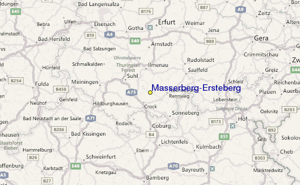 Masserberg/Ersteberg Ski Resort Guide, Lagenkarte Masserberg/Ersteberg