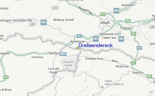 Dreilaendereck Ski Resort Guide, Lagenkarte Dreilaendereck Ski- Urlaub Dreilaendereck Ski Resort Guide, Lagenkarte Dreilaendereck Ski- Urlaub