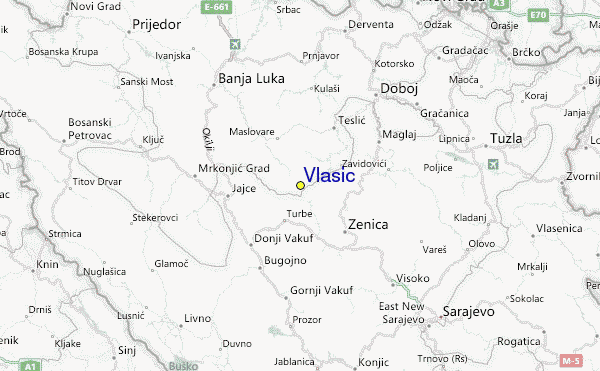 Vlašić Ski Resort Guide, Lagenkarte Vlašić Ski Urlaub Unterkunft