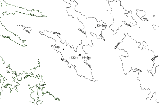 Arber neighbourhood contours