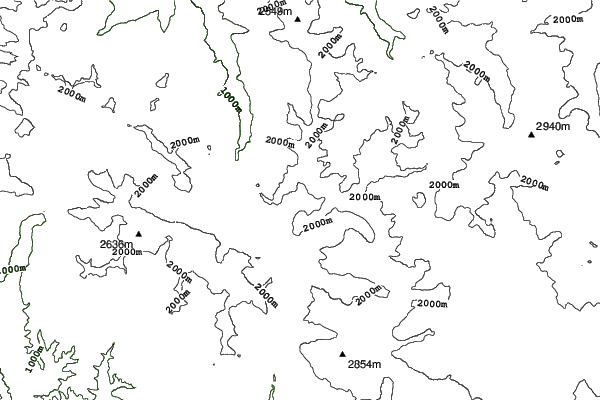 Astún neighbourhood contours