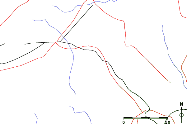 Roads and rivers close to Badaling