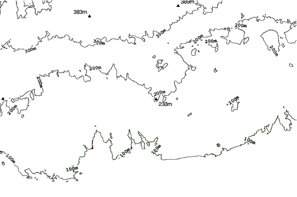 Brimacombe neighbourhood contours