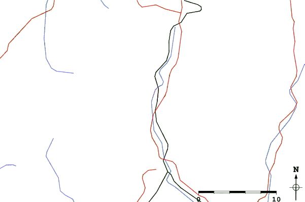 Roads and rivers close to Buşteni