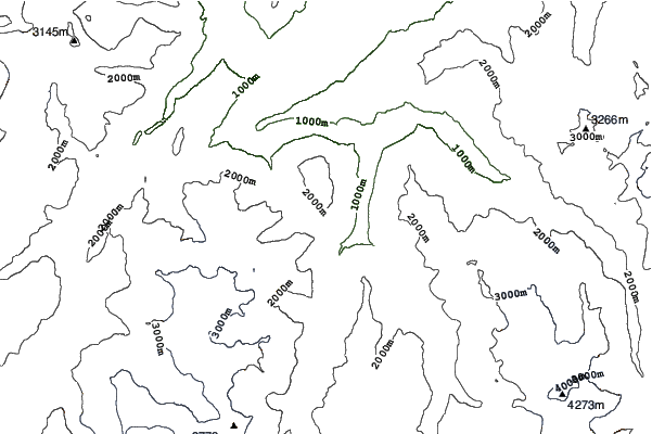 Champex-Lac neighbourhood contours