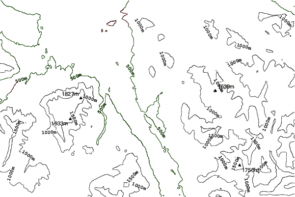 Eberstein-Saualpe neighbourhood contours