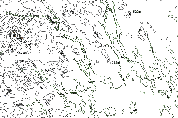 Hafjell neighbourhood contours