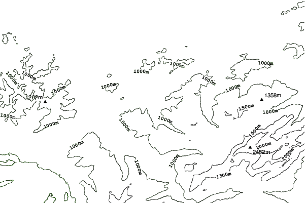 Hemberg - Bächli neighbourhood contours