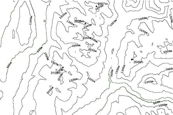 K3 Catski neighbourhood contours