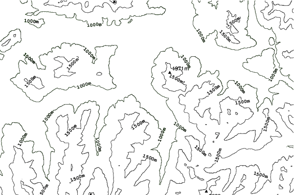 Kitzbühel neighbourhood contours