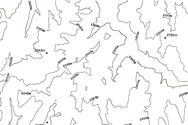 La Toussuire (Les Sybelles) neighbourhood contours