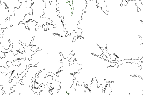 Lost Trail - Powder Mountain neighbourhood contours