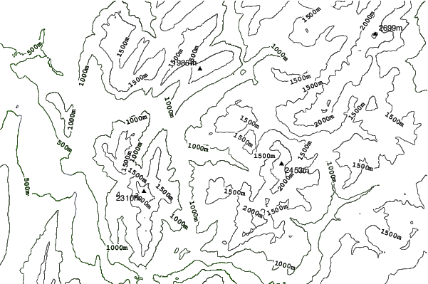 Manigod neighbourhood contours