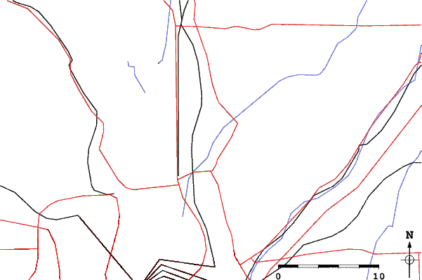 Roads and rivers close to Mt Crescent