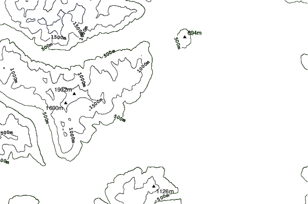 Northern Escape Heli Skiing neighbourhood contours