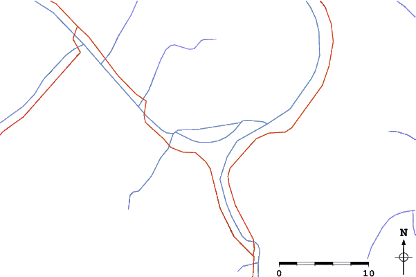 Roads and rivers close to Padum (Zanskar Ski Scool)