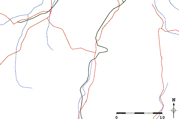 Roads and rivers close to Predeal