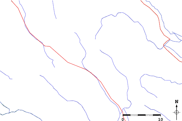 Roads and rivers close to Sepidan Ski Resort