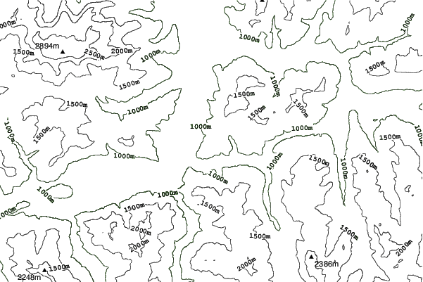 Wagrain neighbourhood contours