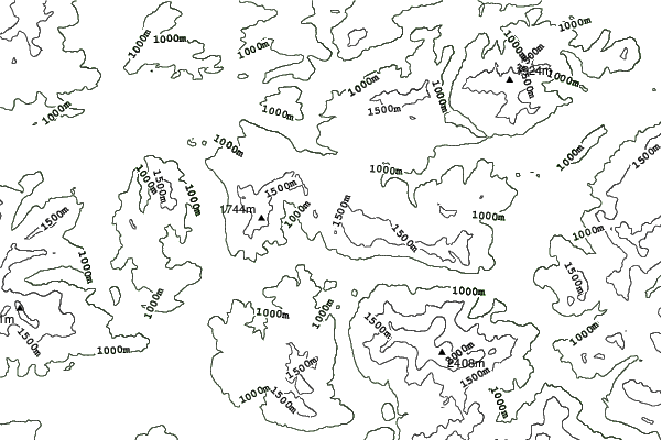 Waidring neighbourhood contours