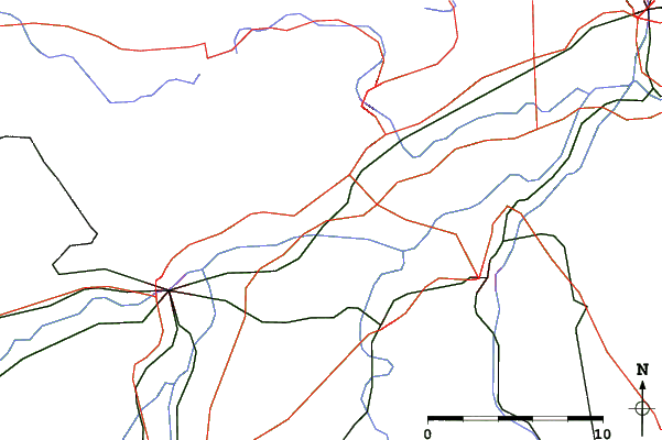 Roads and rivers close to Weissenstein-Solothurn-Balmberg