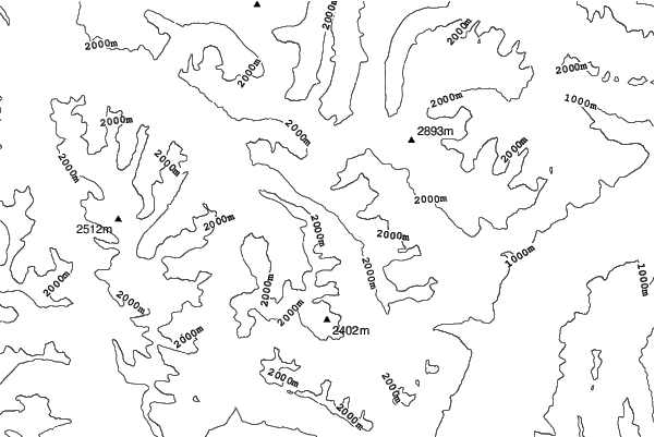 Whitecap Alpine neighbourhood contours
