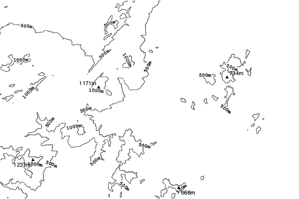 Wintergreen Resort neighbourhood contours