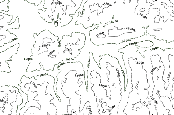 Zauchensee neighbourhood contours